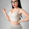 brasier bustier strapless sin relleno negro beige Dulce Reyes