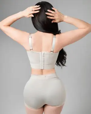 brasier bustier strapless sin relleno negro beige Dulce Reyes