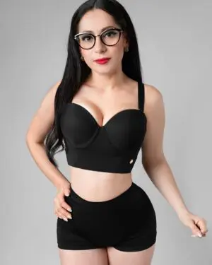 brasier bustier strapless sin relleno negro beige Dulce Reyes