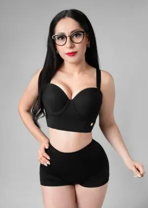 brasier bustier strapless sin relleno negro beige Dulce Reyes