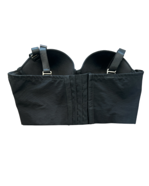brasier bustier strapless sin relleno negro beige Dulce Reyes