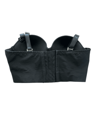 brasier bustier strapless sin relleno negro beige Dulce Reyes