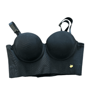 brasier bustier strapless sin relleno negro beige Dulce Reyes
