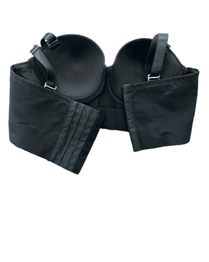 brasier bustier strapless sin relleno negro beige Dulce Reyes
