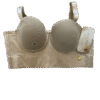 brasier bustier strapless sin relleno negro beige Dulce Reyes