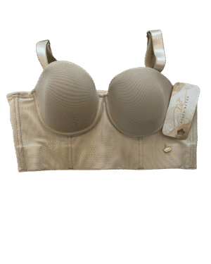 brasier bustier strapless sin relleno negro beige Dulce Reyes
